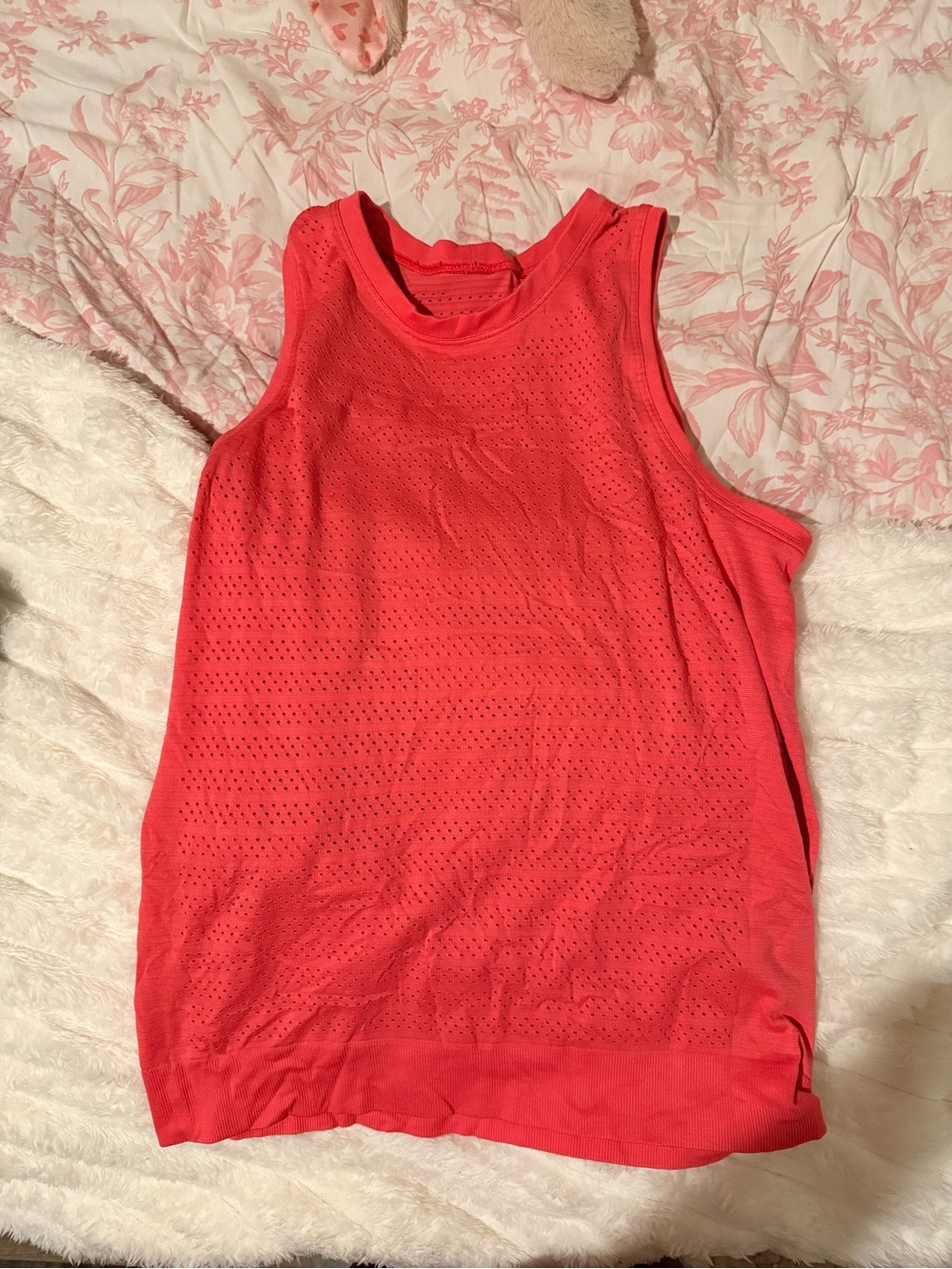 lululemon athletica Coral Tank Top with Perforated Detail